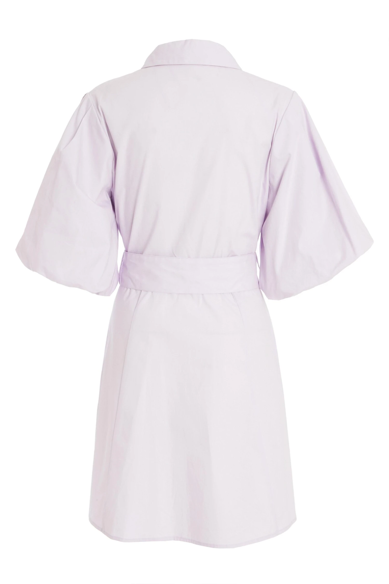 Lilac Puff Sleeve Shirt Dress 7 Lilac Puff Sleeve Shirt Dress - Image 5