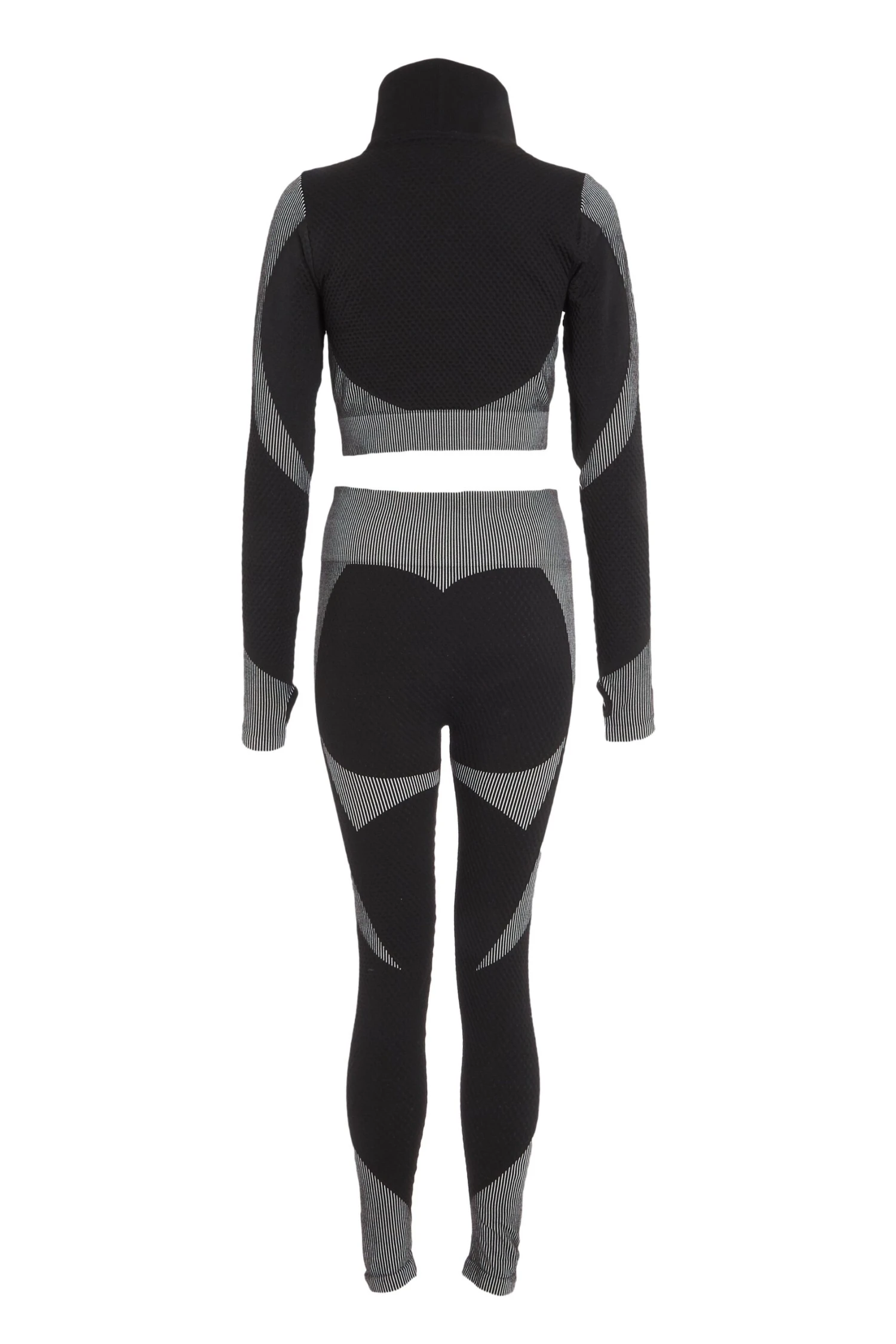 Grey Seamless 3 Piece Gym Set 7 Grey Seamless 3 Piece Gym Set - Image 5