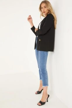 Black Military Jacket -Chic Summer Shop 00100031341 XS