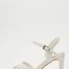 White Cross Strap Heeled Sandals -Chic Summer Shop 00100032919 ZM