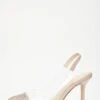 Nude Diamante Clear Court Heels 1 Nude Diamante Clear Court Heels -Chic Summer Shop 00100032935 ZM