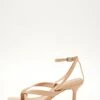 Nude Square Toe Heeled Sandal 2 Nude Square Toe Heeled Sandal -Chic Summer Shop 00100032976 ZM