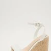 White Woven Wedges -Chic Summer Shop 00100033255 ZM