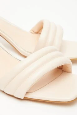 Wide Fit Nude Block Heeled Sandals -Chic Summer Shop 00100033308 ZB