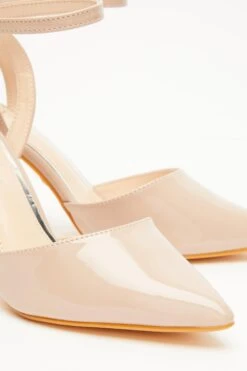 Wide Fit Nude Court Heels -Chic Summer Shop 00100033322 ZB
