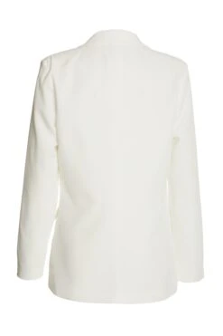 Cream Tailored Blazer -Chic Summer Shop 00100034074 ZB