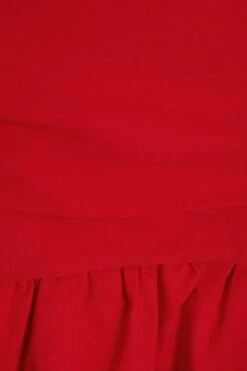 Red Ruched Mini Skirt 13 Red Ruched Mini Skirt -Chic Summer Shop 00100034082 ZS