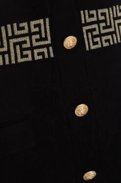 Black Geometric Knitted Mini Dress -Chic Summer Shop 00100034801 ZS