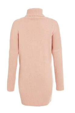Pink Knitted Pearl Mini Jumper Dress 12 Pink Knitted Pearl Mini Jumper Dress -Chic Summer Shop 00100034982 ZB