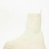 Cream Knitted Runner Boots -Chic Summer Shop 00100035108 ZM