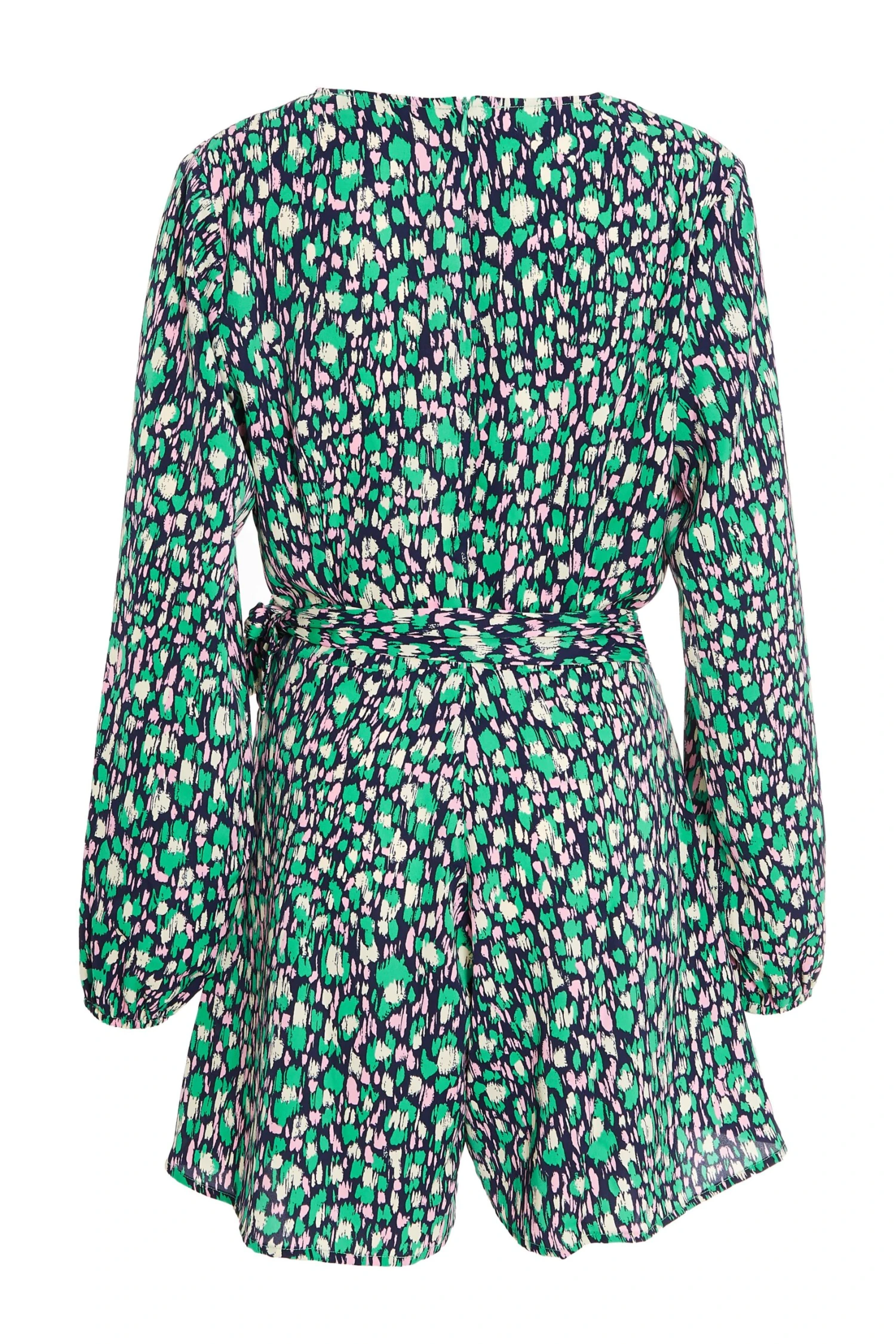 Green Animal Print Playsuit 7 Green Animal Print Playsuit - Image 5