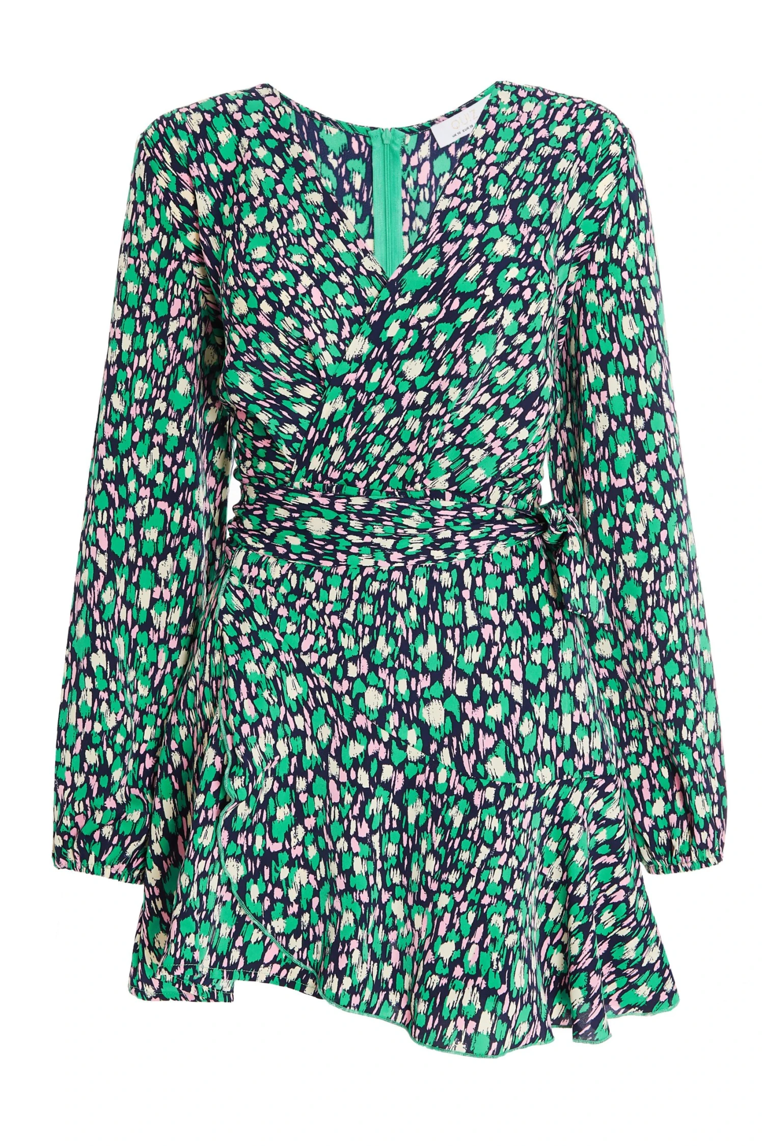 Green Animal Print Playsuit 3 Green Animal Print Playsuit