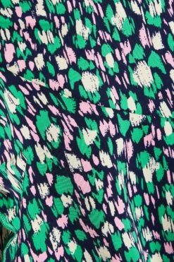 Green Animal Print Playsuit 13 Green Animal Print Playsuit -Chic Summer Shop 00100035190 ZS