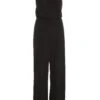 Black Drape Palazzo Jumpsuit