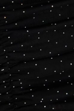 Black Diamante Mesh Mini Skirt 13 Black Diamante Mesh Mini Skirt -Chic Summer Shop 00100035837 ZS