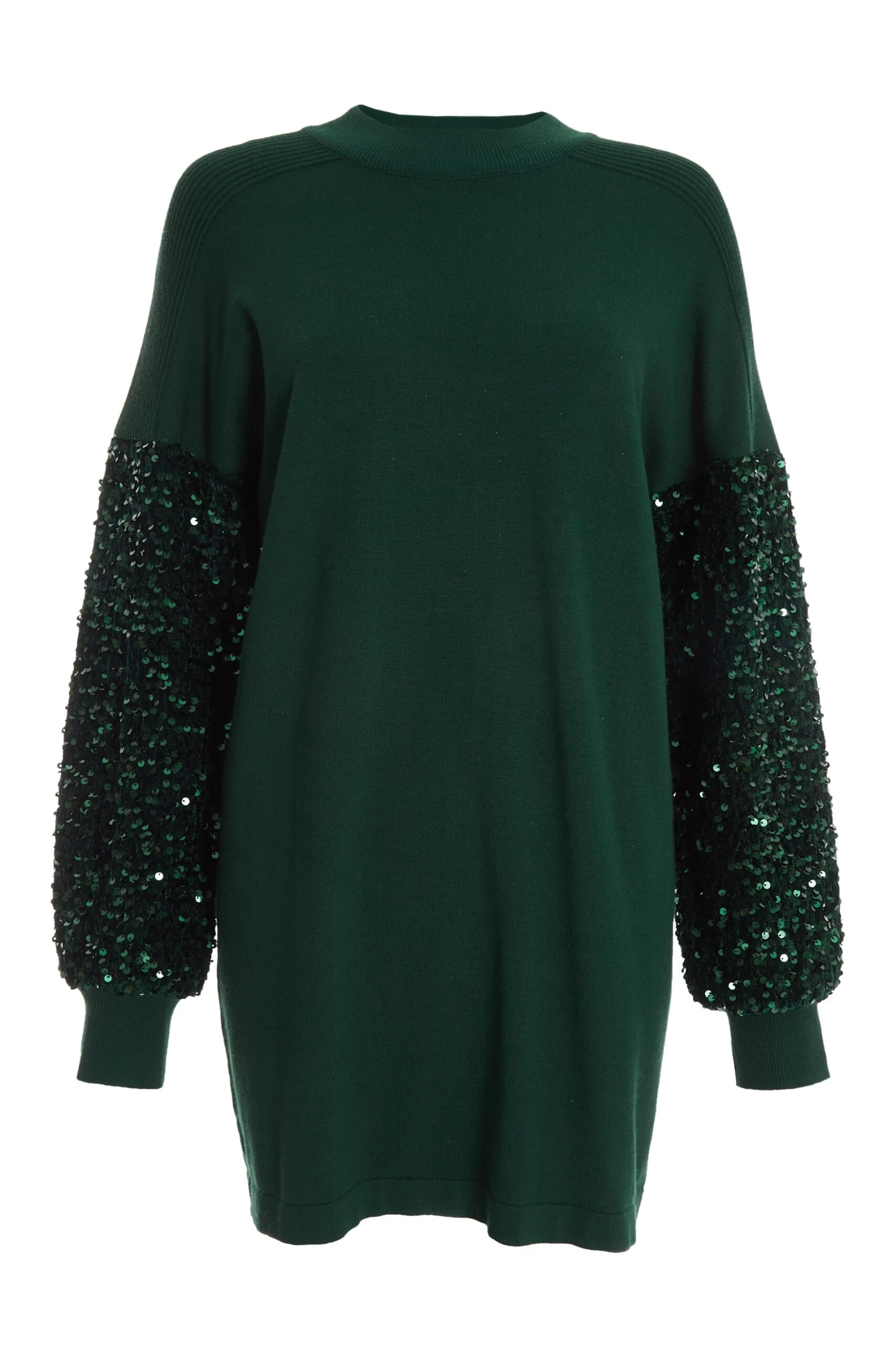 Bottle Green Embellished Jumper 3 Bottle Green Embellished Jumper