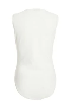 Cream Diamante Lace Up Bodysuit -Chic Summer Shop 00100035983 ZB