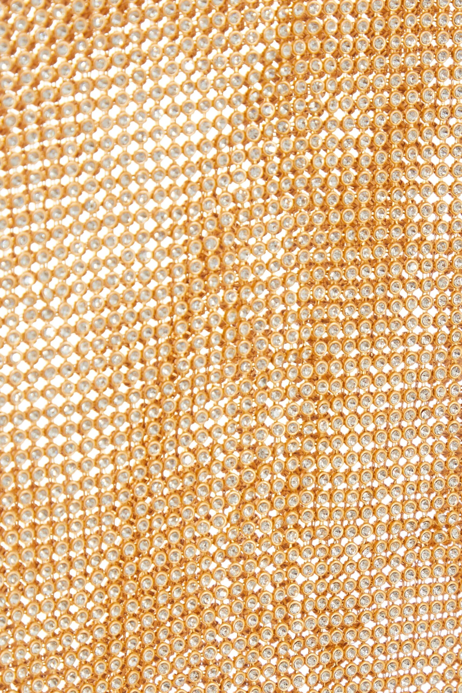 Gold Diamante Chain Crop Top 8 Gold Diamante Chain Crop Top - Image 6