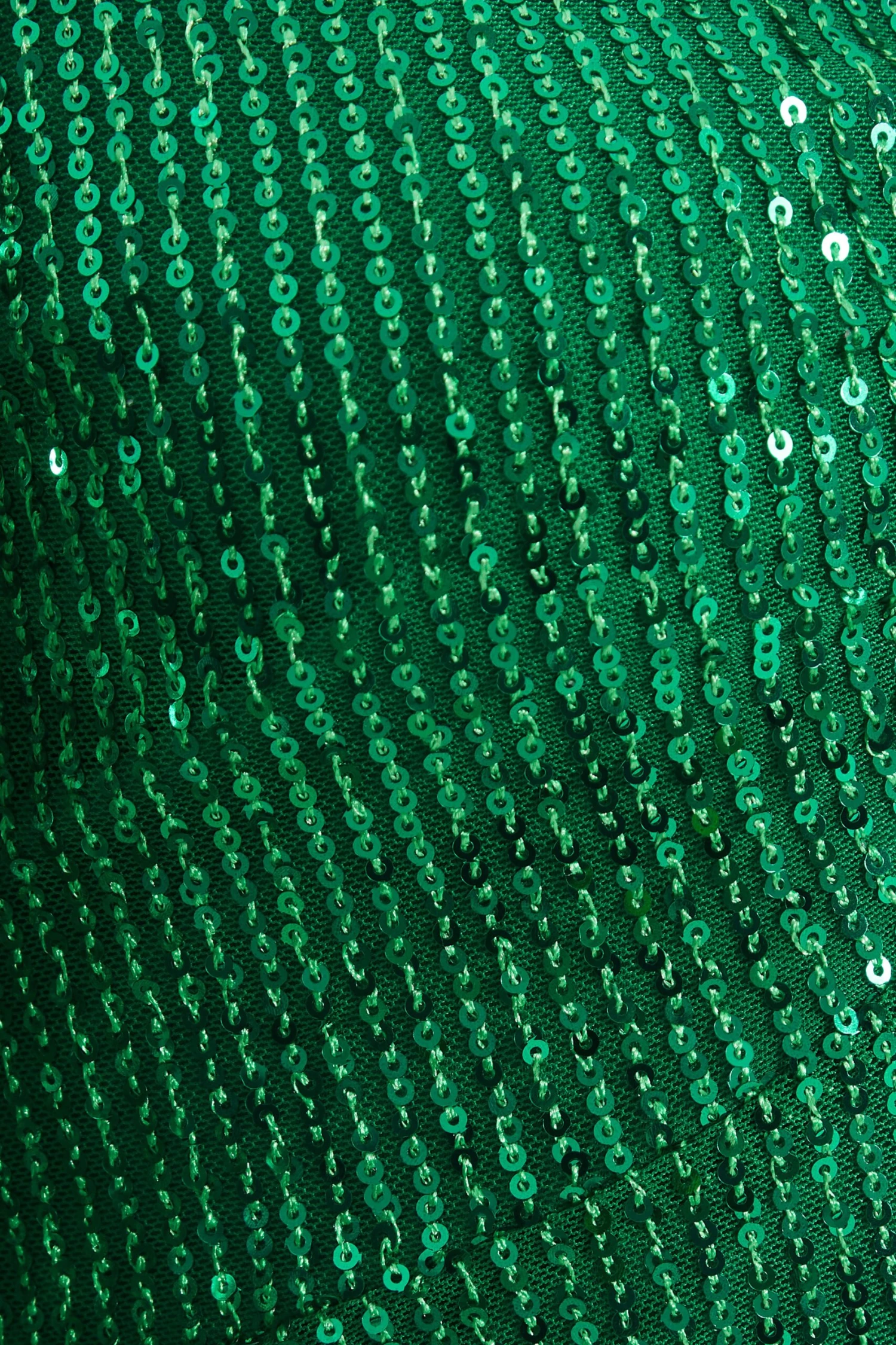Green Sequin Cut Out Crop Top 8 Green Sequin Cut Out Crop Top - Image 6