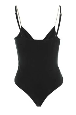 Black Diamante Bodysuit -Chic Summer Shop 00100036448 ZB