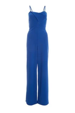 Royal Blue Cut Out Palazzo Jumpsuit