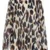 Stone Animal Print Chiffon Blouse 1 Stone Animal Print Chiffon Blouse -Chic Summer Shop 00100036681 ZM