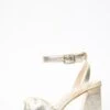 Gold Foil Twist Front Block Heeled Sandals -Chic Summer Shop 00100036757 ZM