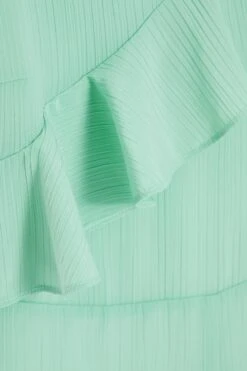 Mint Chiffon Frill Jumpsuit -Chic Summer Shop 00100036836 ZS