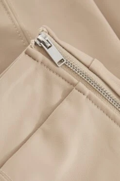 Stone Faux Leather Seam Leggings 13 Stone Faux Leather Seam Leggings -Chic Summer Shop 00100037043 ZS