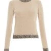 Stone Geometric Knitted Jumper -Chic Summer Shop 00100037056 ZM