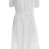 White Broderie Bardot Mini Dress -Chic Summer Shop 00100037176 ZM