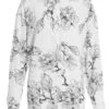 Cream Floral Long Sleeved Shirt