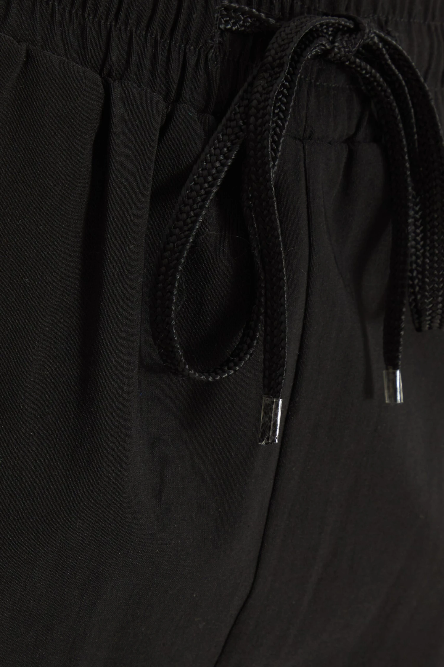 Black Tie Waist Cargo Trousers 8 Black Tie Waist Cargo Trousers - Image 6