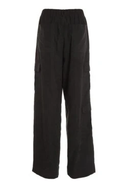 Black Cargo Palazzo Trousers -Chic Summer Shop 00100037220 ZB