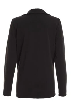 Black Buttoned Blazer 12 Black Buttoned Blazer -Chic Summer Shop 00100037328 ZB