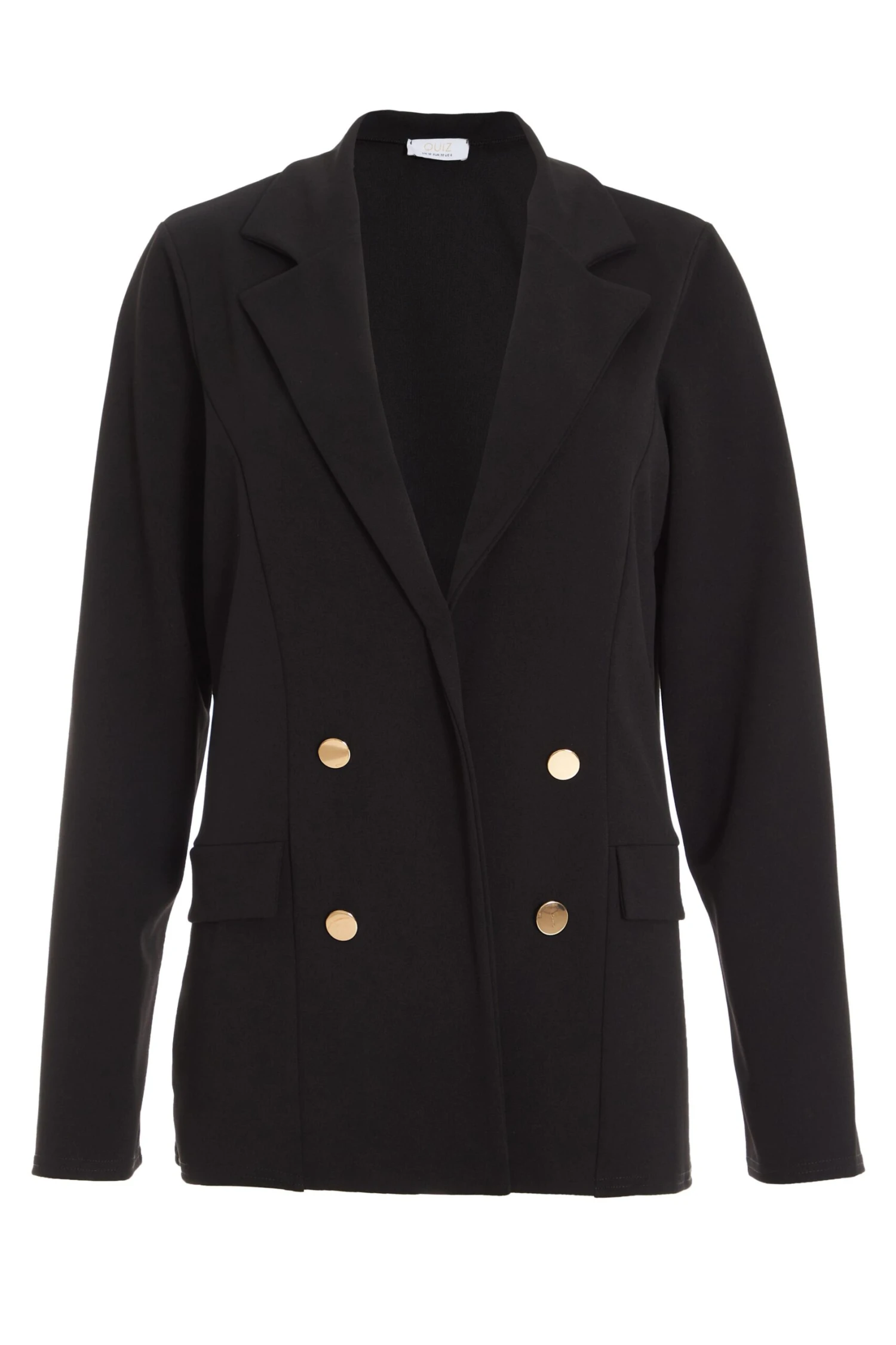 Black Buttoned Blazer 3 Black Buttoned Blazer