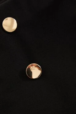 Black Button Palazzo Trousers -Chic Summer Shop 00100037329 ZS