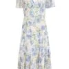 Pink Floral Midi Dress 1 Pink Floral Midi Dress -Chic Summer Shop 00100037373 ZM