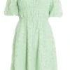 Sage Green Jacquard Bardot Mini Dress 1 Sage Green Jacquard Bardot Mini Dress -Chic Summer Shop 00100037378 ZM