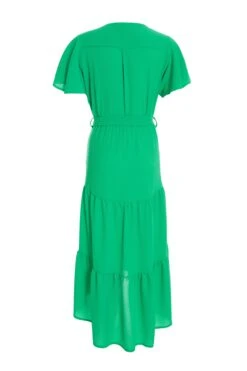 Jade Green Dip Hem Midi Dress -Chic Summer Shop 00100037388 ZB