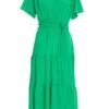 Jade Green Dip Hem Midi Dress -Chic Summer Shop 00100037388 ZM
