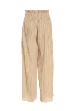 Petite Stone Pleated Wide Leg Trousers 12 Petite Stone Pleated Wide Leg Trousers -Chic Summer Shop 00100037395 ZB