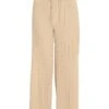 Petite Stone Pleated Wide Leg Trousers -Chic Summer Shop 00100037395 ZM
