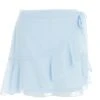 Blue Chiffon Dobby Frill Mini Skirt 2 Blue Chiffon Dobby Frill Mini Skirt -Chic Summer Shop 00100037441 ZM