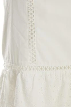 White Crochet Trim Mini Skirt -Chic Summer Shop 00100037459 ZS