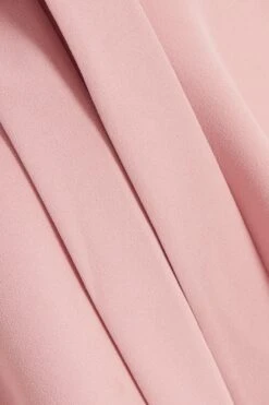 Light Pink Puff Sleeve Peplum Top -Chic Summer Shop 00100037694 ZS