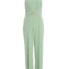 Sage Halter Neck Palazzo Jumpsuit -Chic Summer Shop 00100037800 ZM