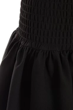 Black Ruched Frill Mini Skirt 13 Black Ruched Frill Mini Skirt -Chic Summer Shop 00100037833 ZS