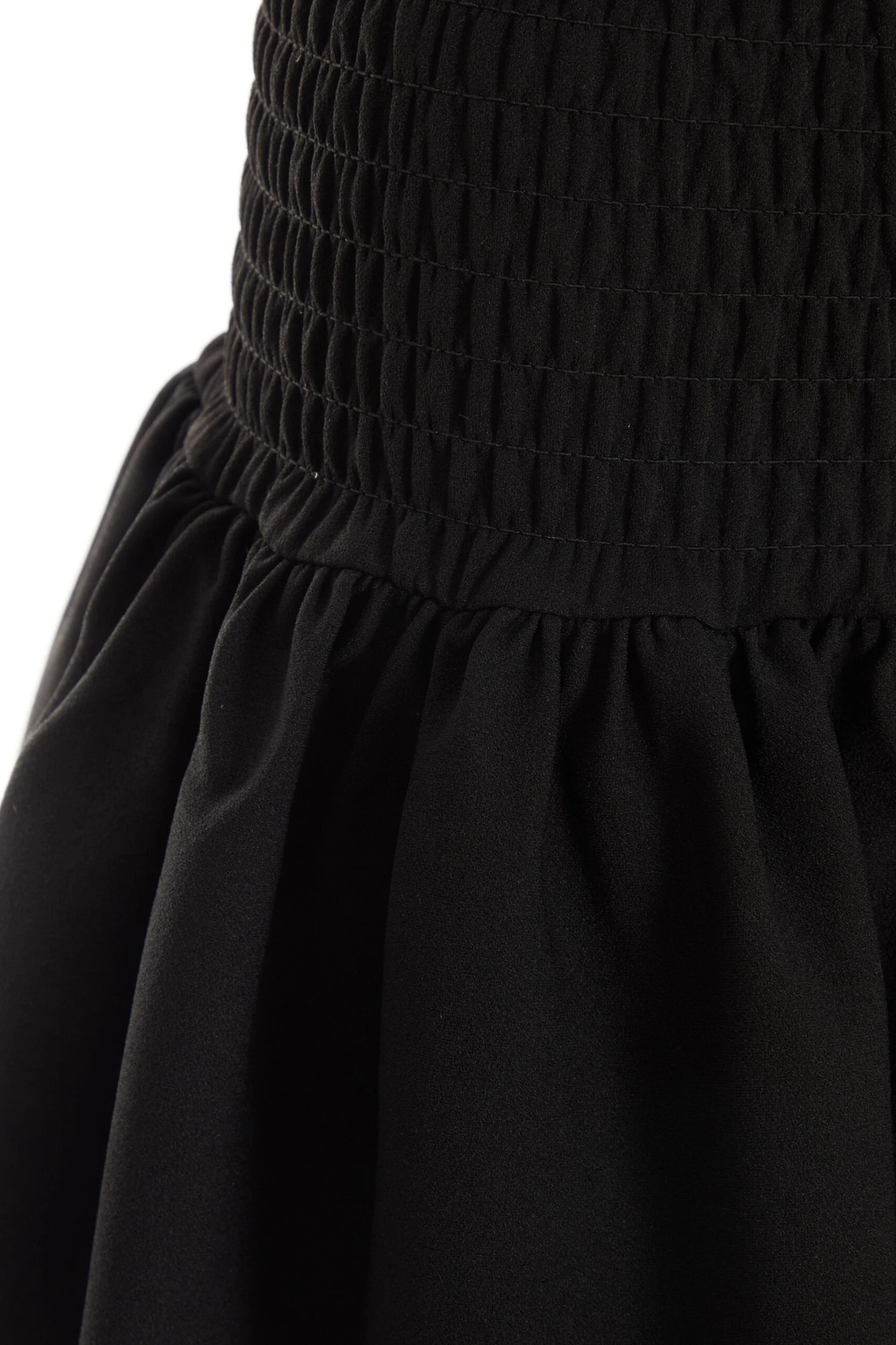 Black Ruched Frill Mini Skirt 8 Black Ruched Frill Mini Skirt - Image 6