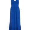 Royal Blue Tie Midaxi Dress -Chic Summer Shop 00100037875 ZM
